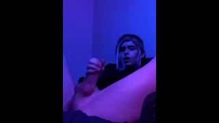 Sensual Shemale Cum – DommyMommyTGirl | Foreskin Play